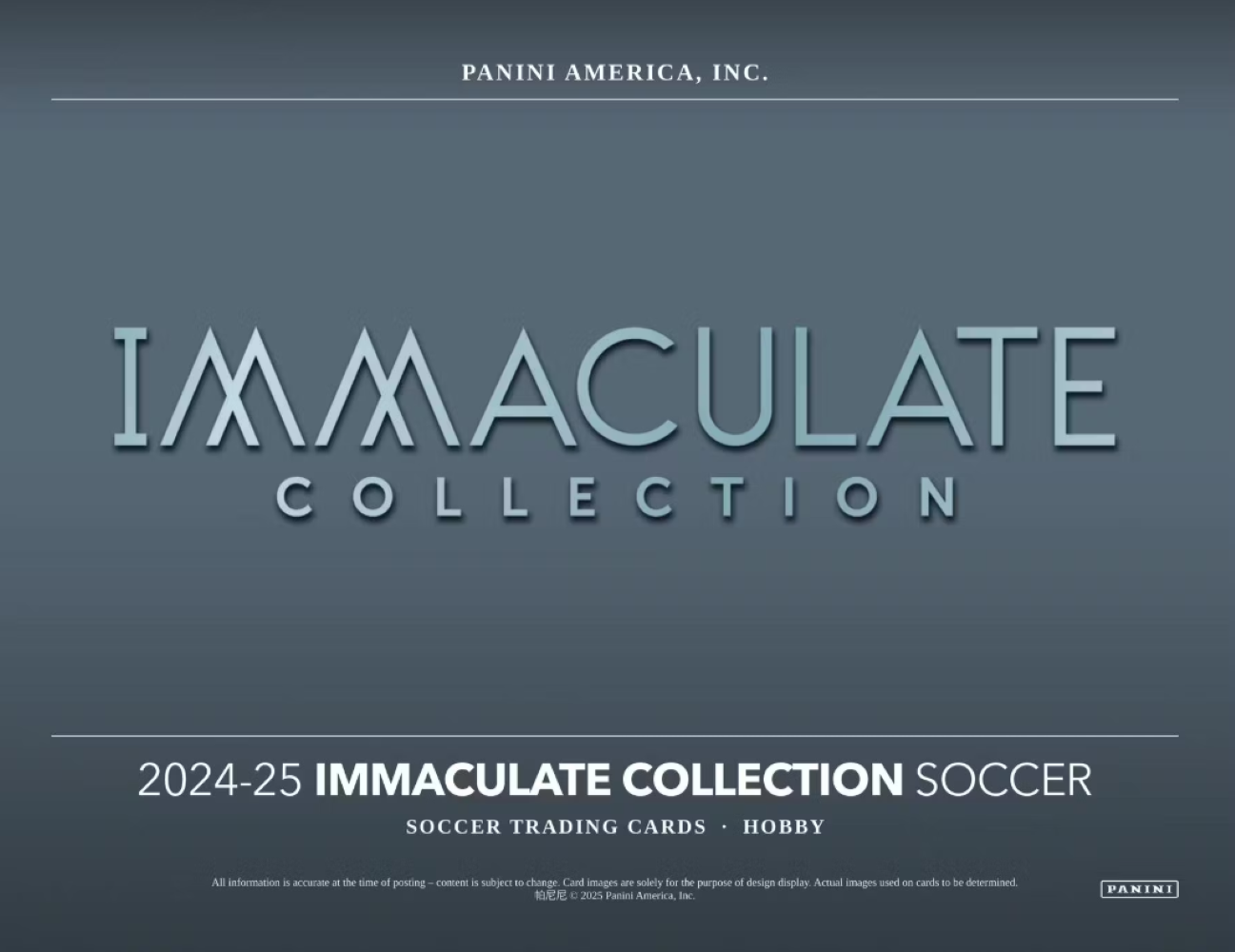 2024-25 Panini Immaculate Soccer Hobby Box