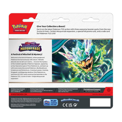 Pokemon: Scarlet & Violet Twilight Masquerade 3-Pack Blister [Random]
