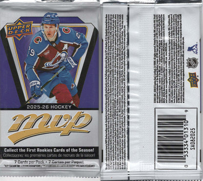 2025-26 Upper Deck MVP Hockey Gravity Feed Box