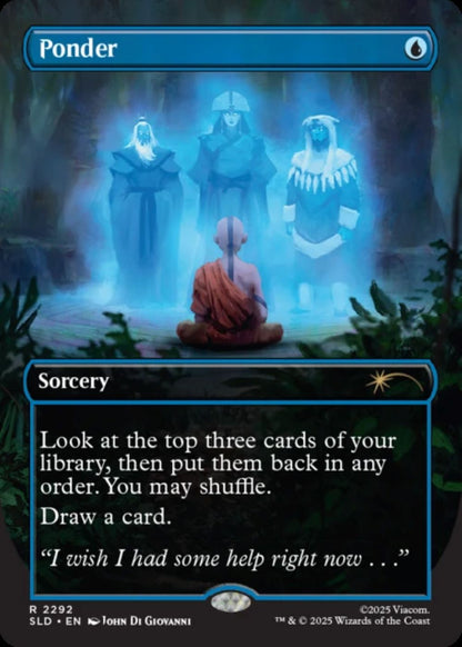 Magic the Gathering Avatar the Last Air Bender Secret Lair - A Lot To Learn [Non-Foil]