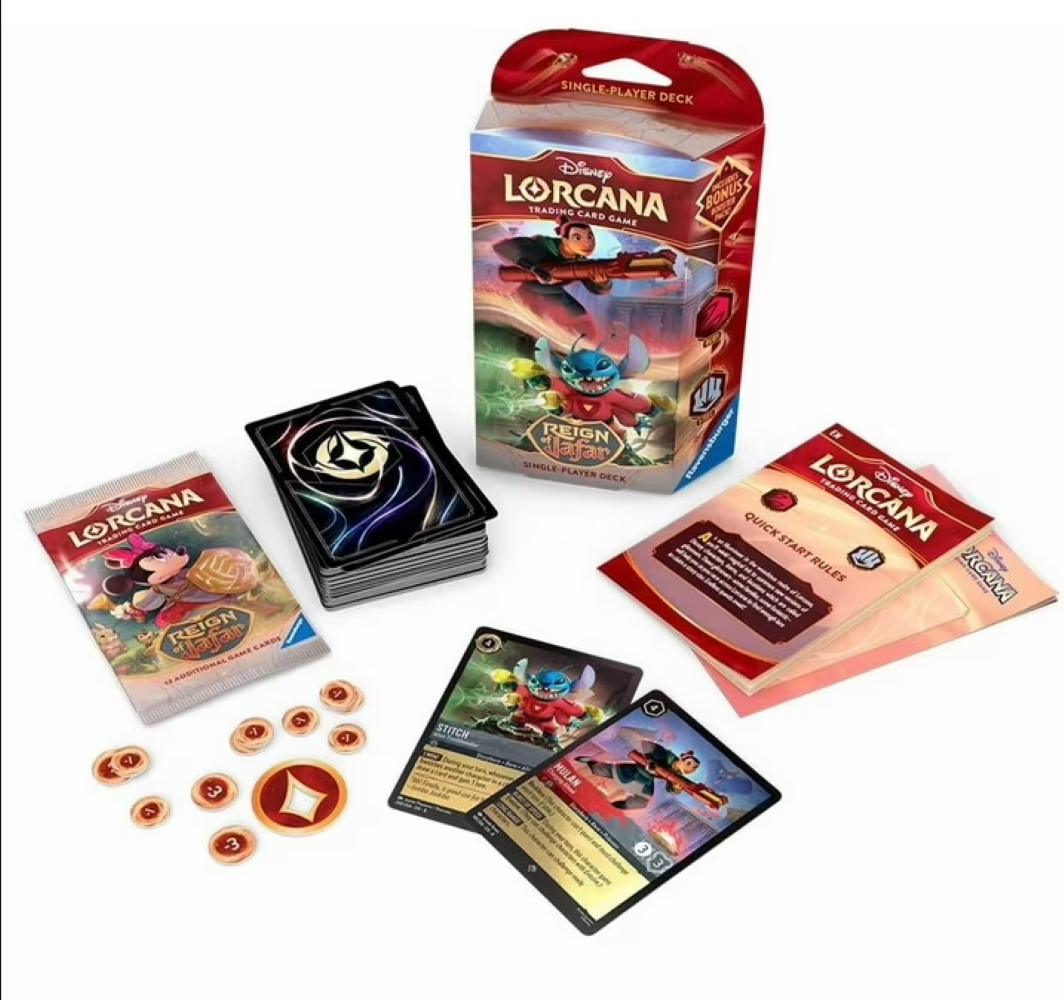 Disney Lorcana: Reign of Jafar Starter Deck (Ruby & Steel)