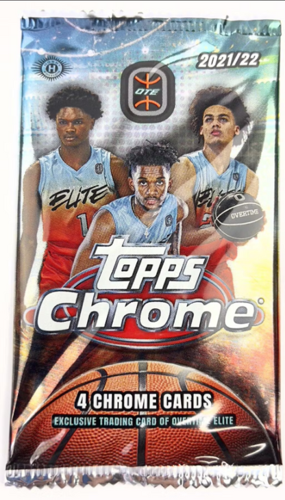 2021-22 Topps Chrome Overtime Elite Basketball Hobby Box