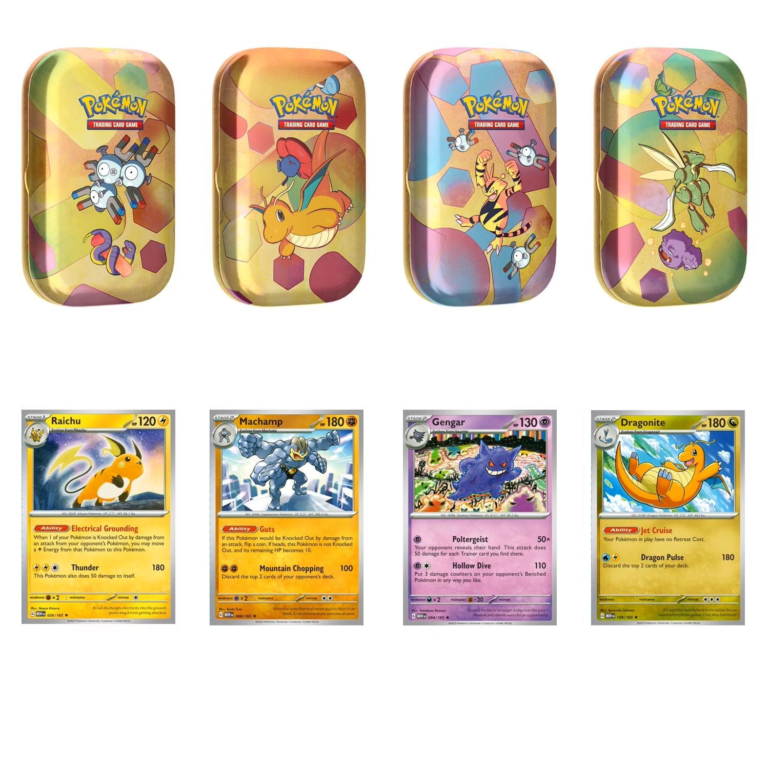 Pokemon: 151 Sam's Club Bundle 4 Mini Tins + 4 Promos - Pack 2、Pokemon、kayou