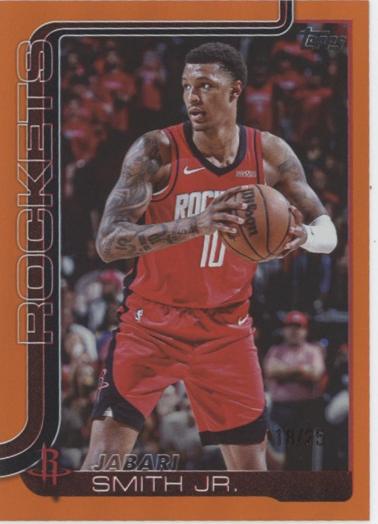 Jabari Smith Jr. 2025-26 Topps Flagship Orange Holo #177