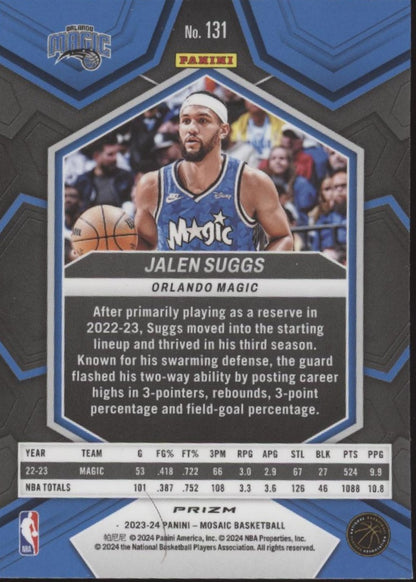 Jalen Suggs 2023-24 Panini Mosaic Prizm #131
