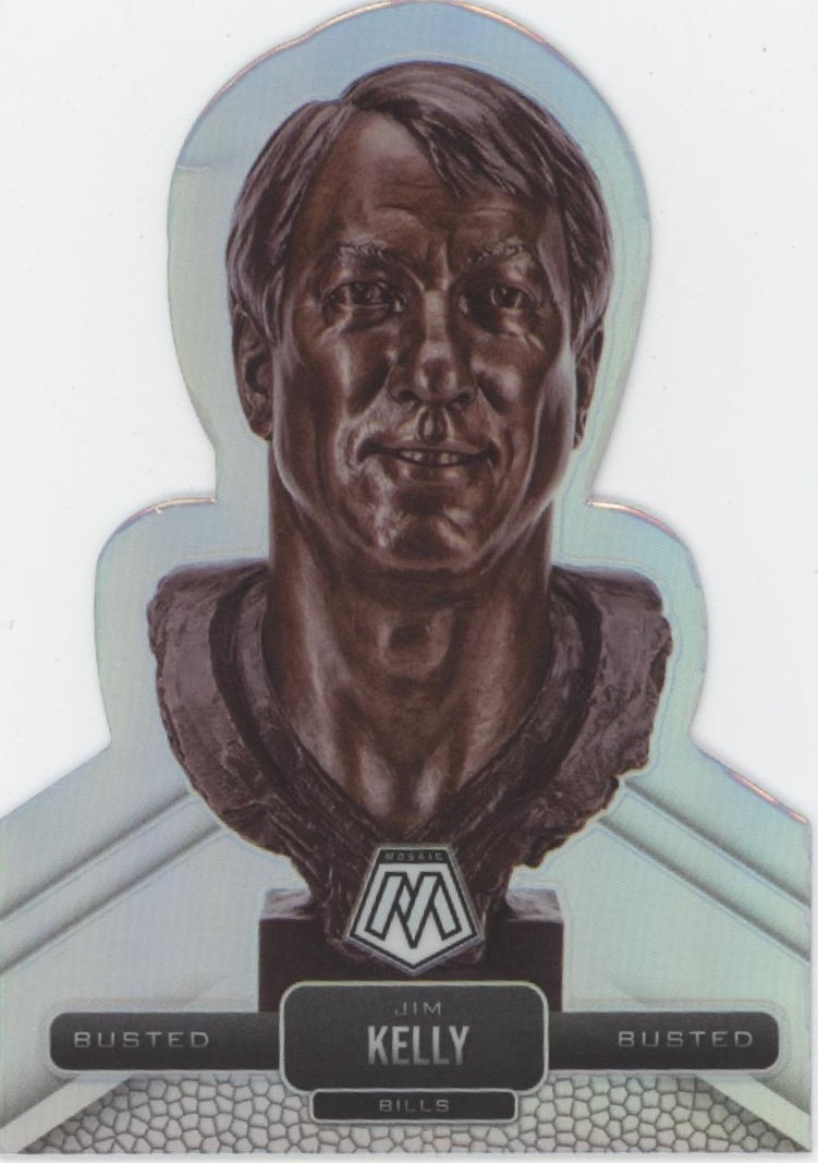 Jim Kelly 2021 Panini Mosaic Busted Die-Cut Prizm #BU-7、Collector Store LLC、kayou