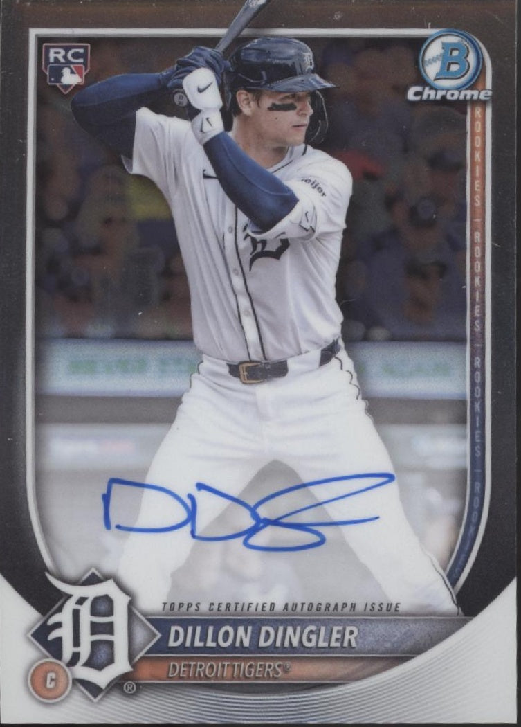 Dillon Dingler 2025 Bowman Chrome RC Auto #CRA-DD