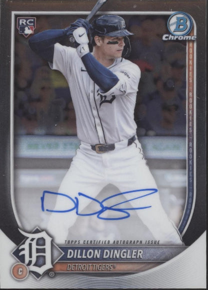 Dillon Dingler 2025 Bowman Chrome RC Auto #CRA-DD