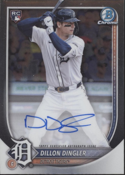 Dillon Dingler 2025 Bowman Chrome RC Auto #CRA-DD