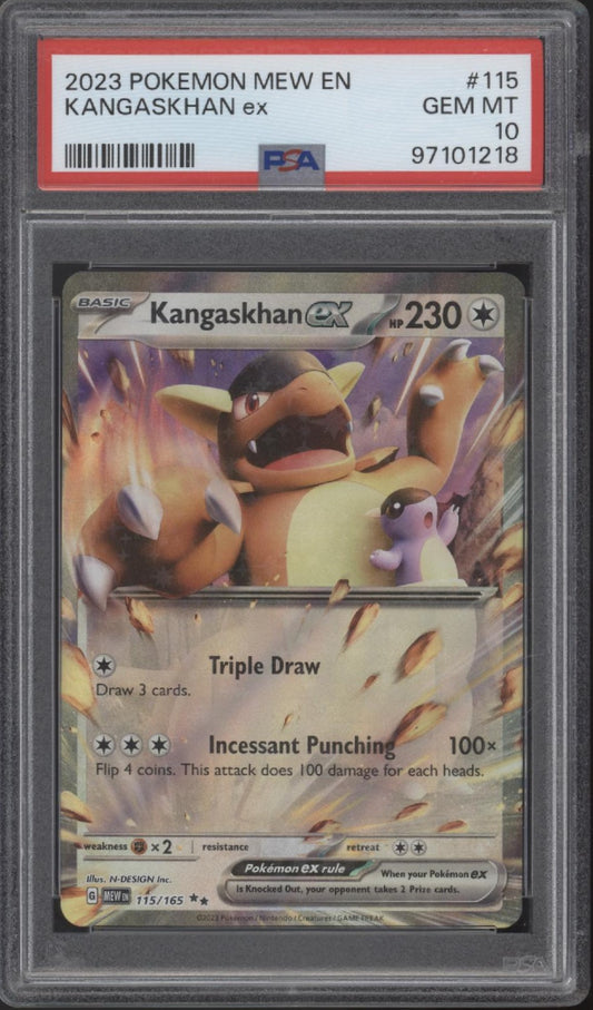 Kangaskhan ex Pokemon 151 #115 PSA 10 #1