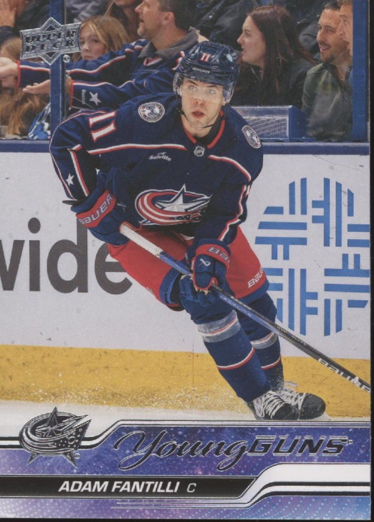 Adam Fantilli 2023-24 Upper Deck Extended Series Young Guns RC #711