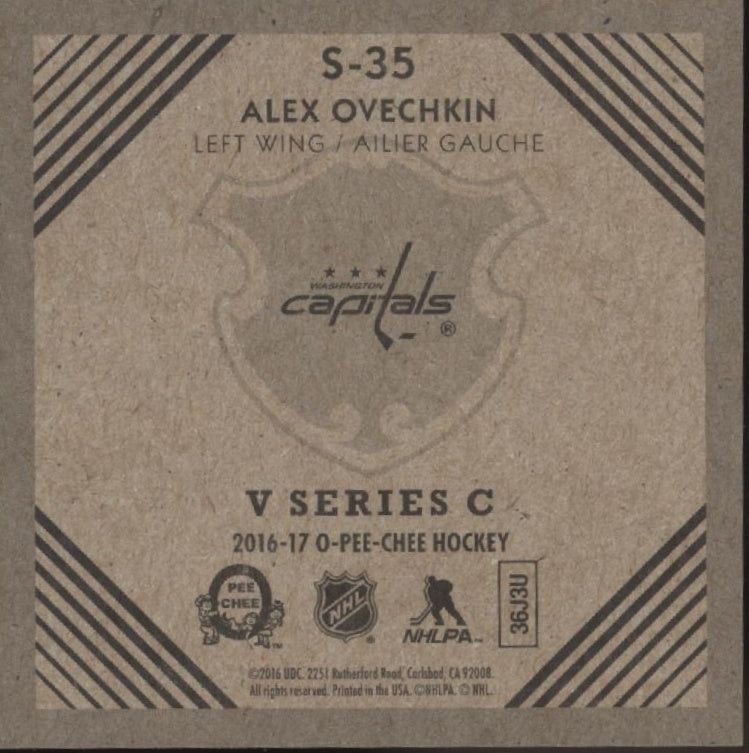 Alex Ovechkin 2016-17 O-Pee-Chee V Series C Mini #S-35