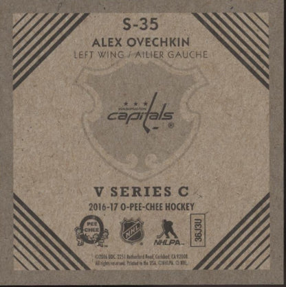 Alex Ovechkin 2016-17 O-Pee-Chee V Series C Mini #S-35