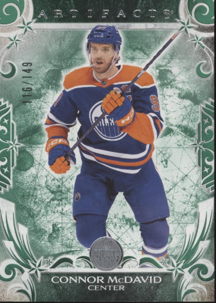 Connor McDavid 2024-25 Upper Deck Artifacts Emerald 116/149 #152