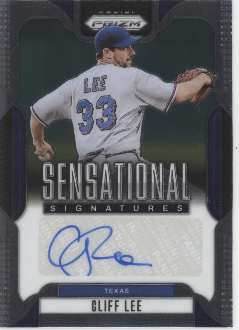Cliff Lee 2025 Panini Prizm Sensational Signatures Auto #SS-CL