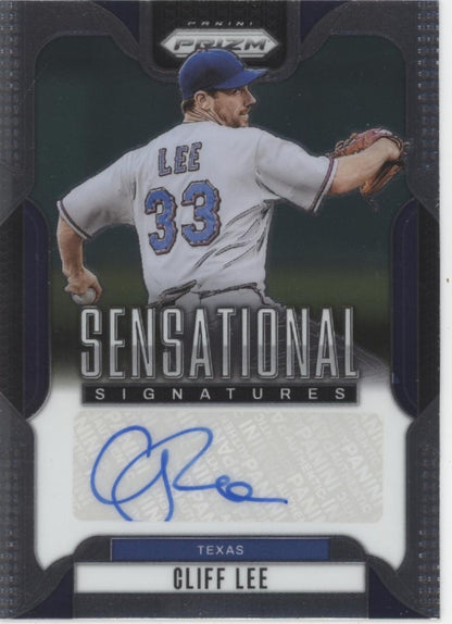 Cliff Lee 2025 Panini Prizm Sensational Signatures Auto #SS-CL