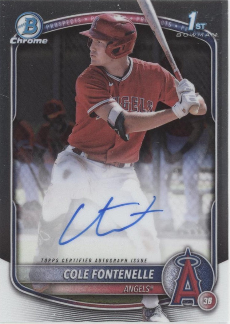 Cole Fontenelle 2025 Bowman Chrome Prospects Auto #CPA-CF