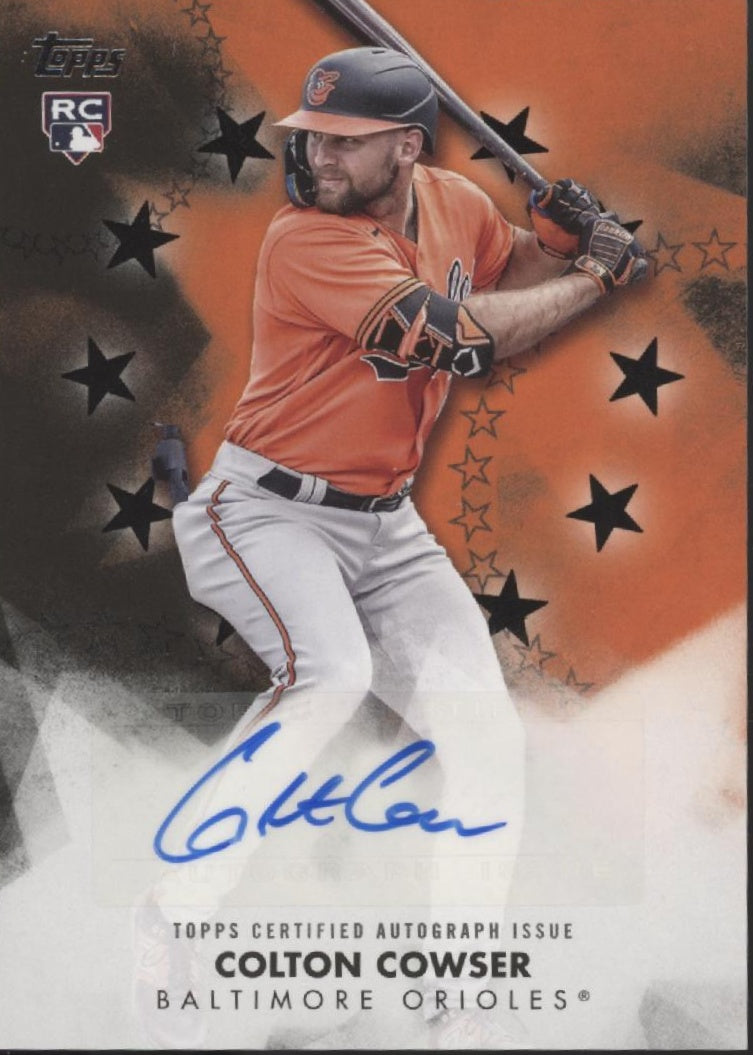 Colton Cowser 2024 Topps Stars Black RC Auto 054/199 #BSA-CC
