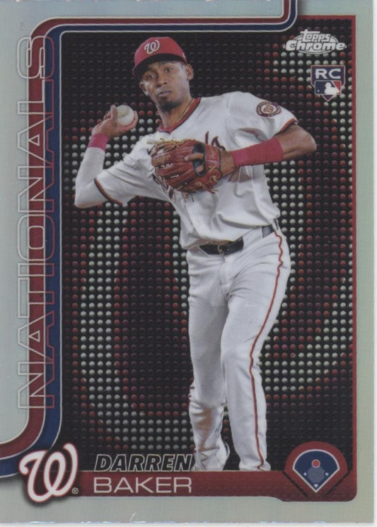 Darren Baker 2025 Topps Chrome Refractor RC #231