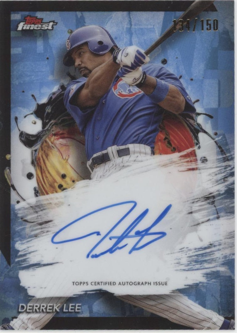 Derrek Lee 2024 Topps Finest Auto 134/150 #FA-DL