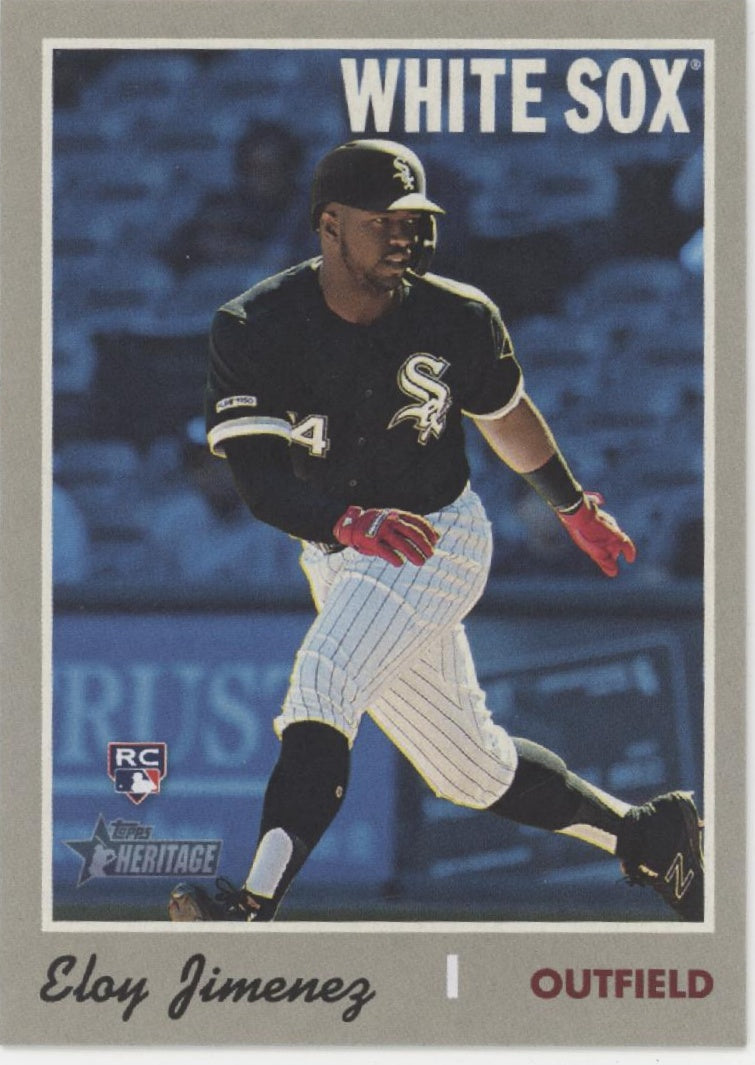 Eloy Jimenez 2019 Topps Heritage Action RC #516