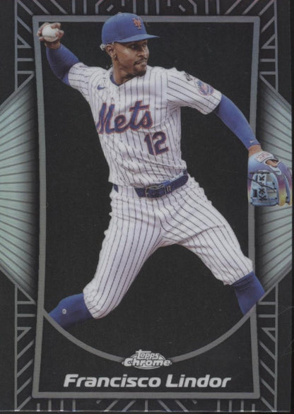 Francisco Lindor 2025 Chrome Shadow Etch #SE-8