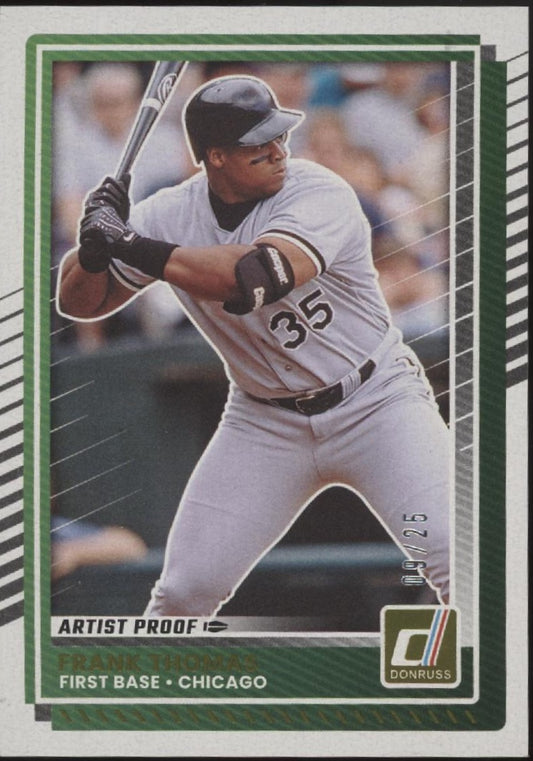 Frank Thomas 2025 Panini Donruss Artist Proof 09/25 #97