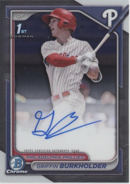 Griffin Burkholder 2024 Bowman Chrome Auto #CPA-GB