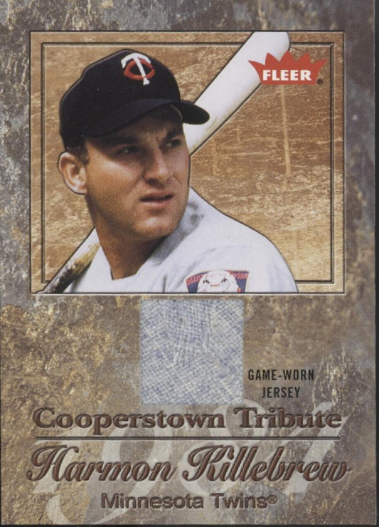 Harmon Killebrew 2005 Fleer Cooperstown Tribute Swatch