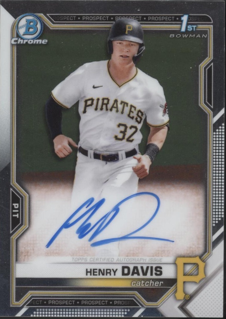 Henry Davis 2021 Bowman Chrome Prospects Auto #CDA-HD