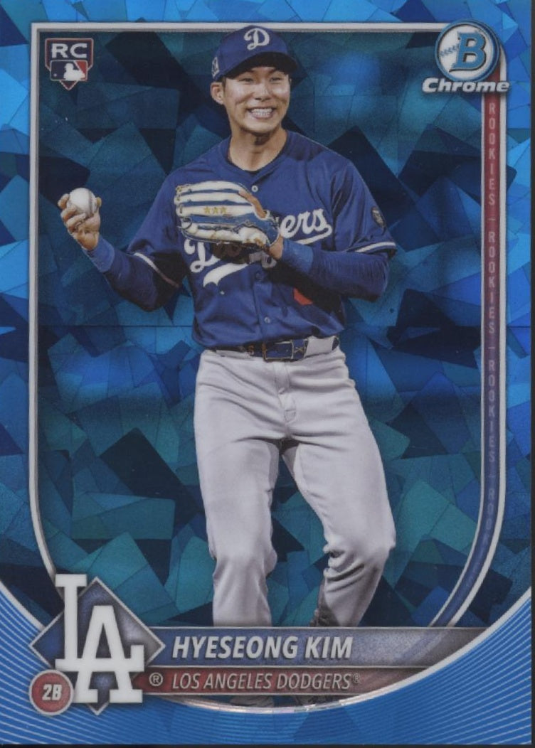 Hyeseong Kim 2025 Bowman Chrome Sapphire Variation Blue Ice Refractor #2