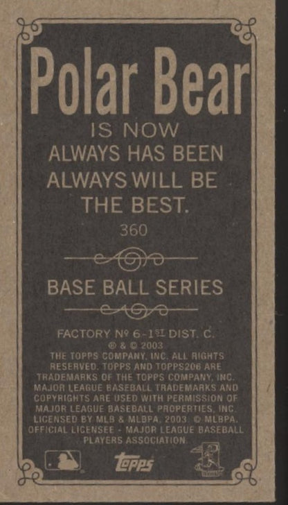 Ichiro Suzuki 2003 Topps 206 Polar Bear Mini #360