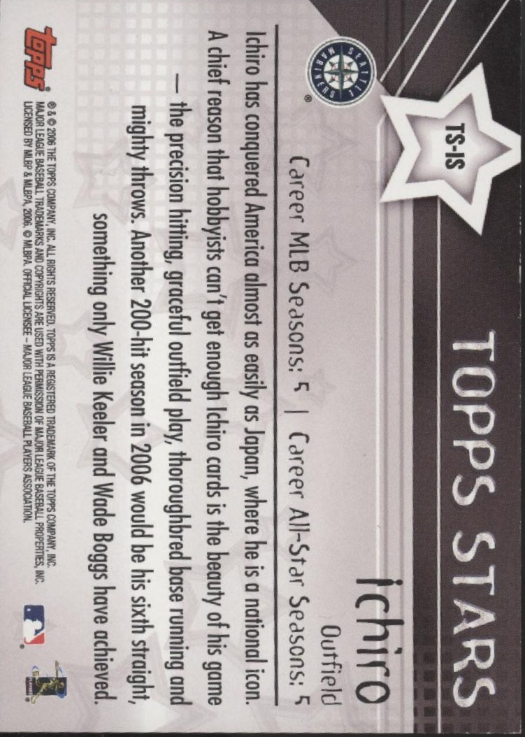 Ichiro Suzuki 2006 Topps Stars #TS-IS
