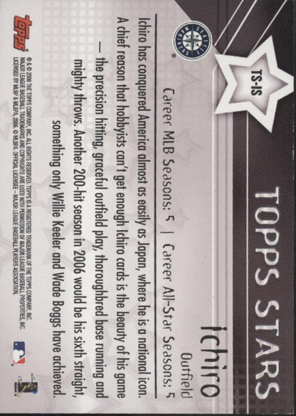 Ichiro Suzuki 2006 Topps Stars #TS-IS