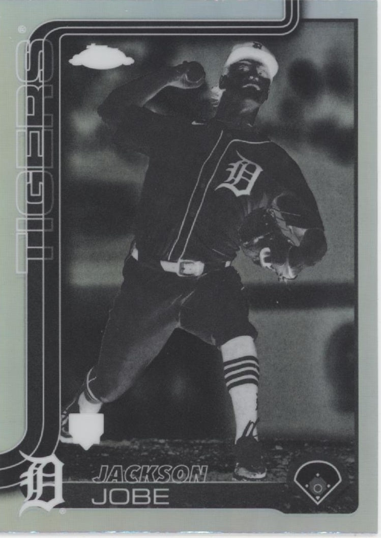 Jackson Jobe 2025 Topps Chrome Negative Refractor #249