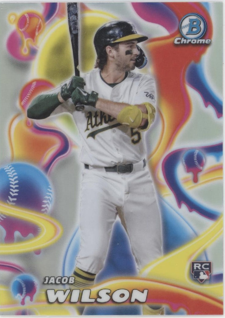 Jacob Wilson 2025 Bowman Chrome Melt Mashers Refractor RC #MM-7