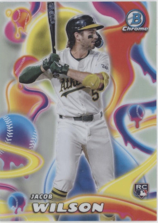 Jacob Wilson 2025 Bowman Chrome Melt Mashers Refractor RC #MM-7