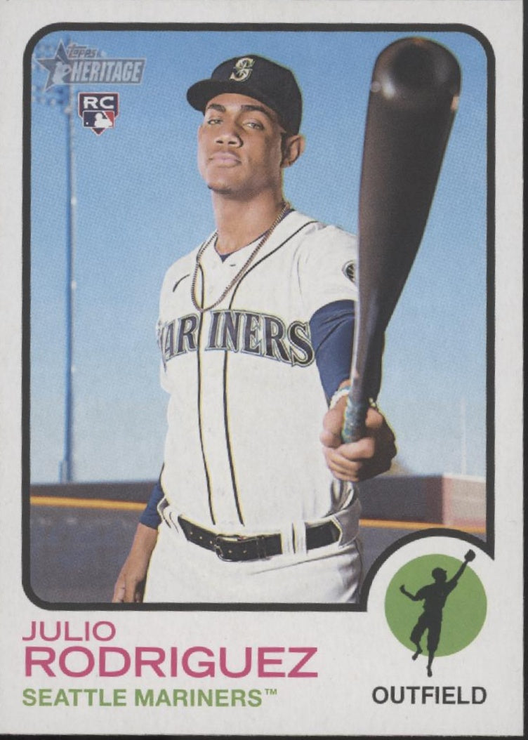 Julio Rodriguez 2022 Topps Heritage RC #700 #1