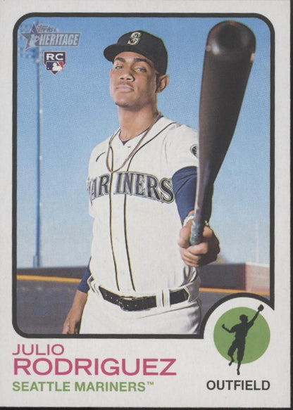 Julio Rodriguez 2022 Topps Heritage RC #700 #1