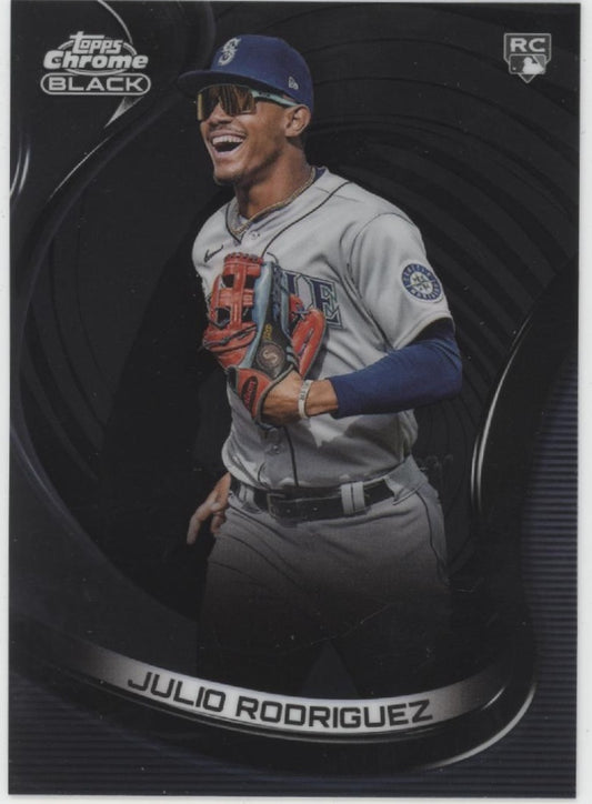 Julio Rodriguez 2022 Topps Chrome Black RC #10