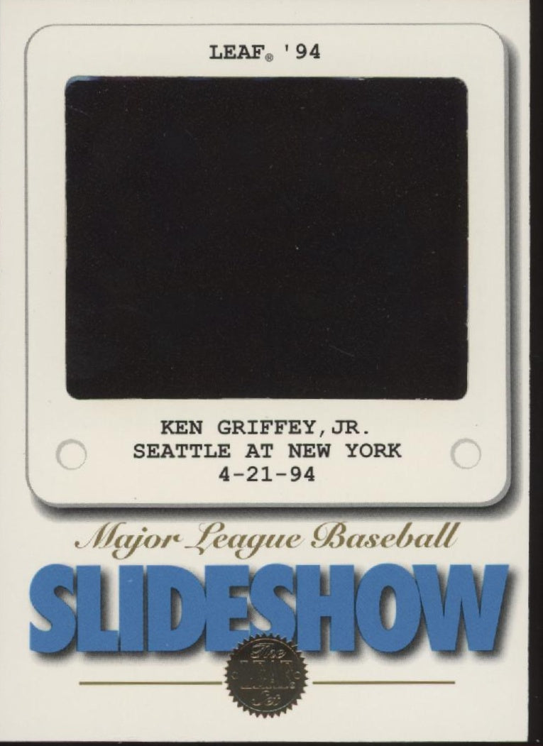 Ken Griffey Jr. 1994 Leaf Slideshow #9、Collector Store LLC、kayou