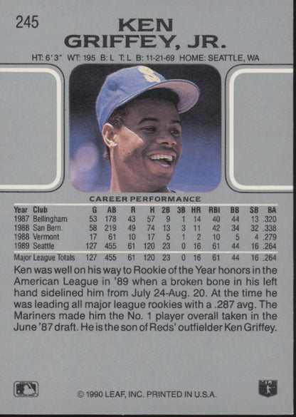 Ken Griffey Jr. 1990 Leaf #245 #1