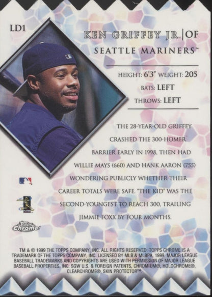 Ken Griffey Jr. 1999 Topps Chrome Lords of the Diamond Die-Cut #LD1
