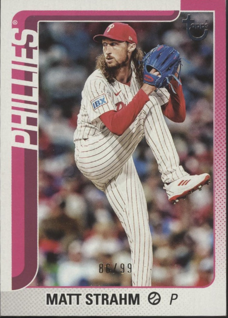 Matt Strahm 2025 Topps Series 2 Vintage Stock 86/99 #672