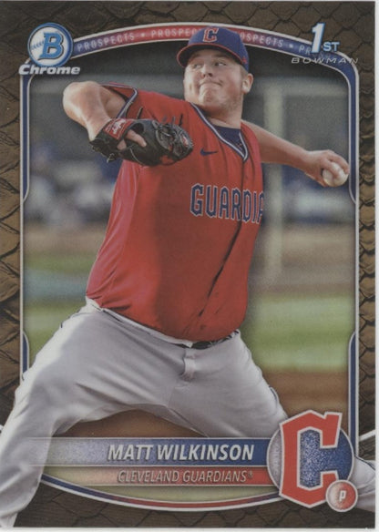 Matt Wilkinson 2025 Bowman Chrome Prospects Scale Refractor #BCP-145