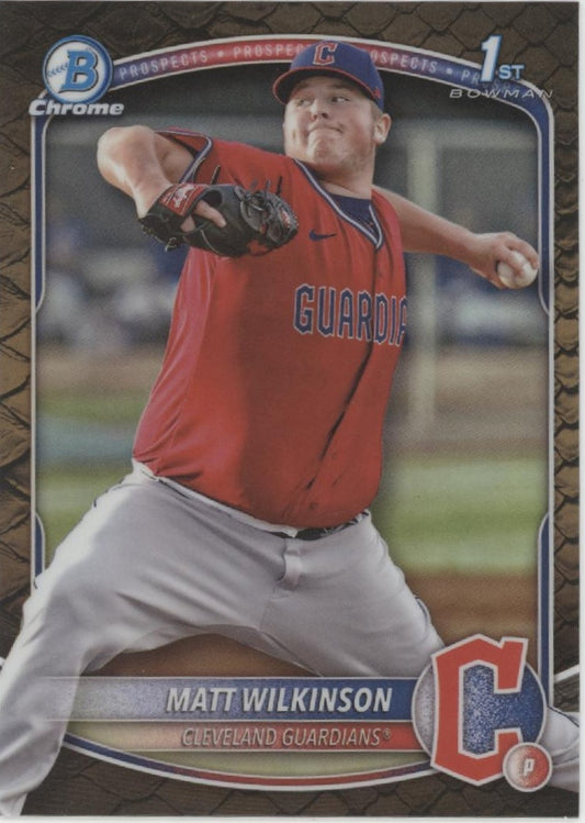 Matt Wilkinson 2025 Bowman Chrome Prospects Scale Refractor #BCP-145