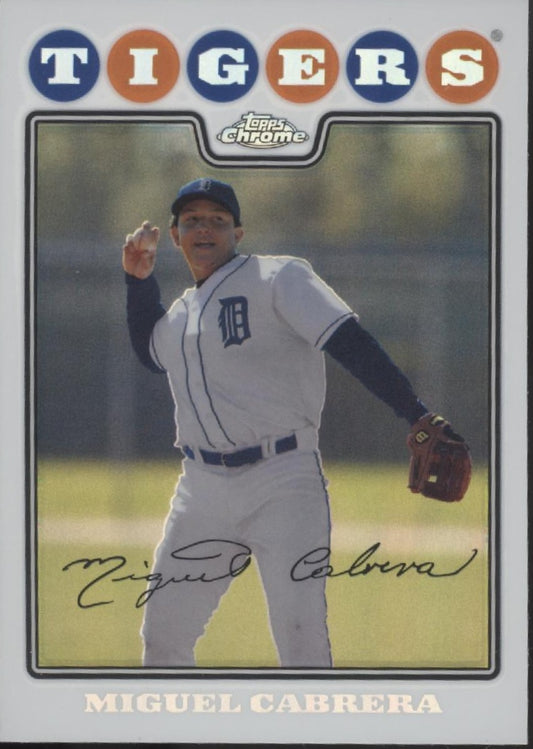 Miguel Cabrera 2008 Topps Chrome Refractor #5
