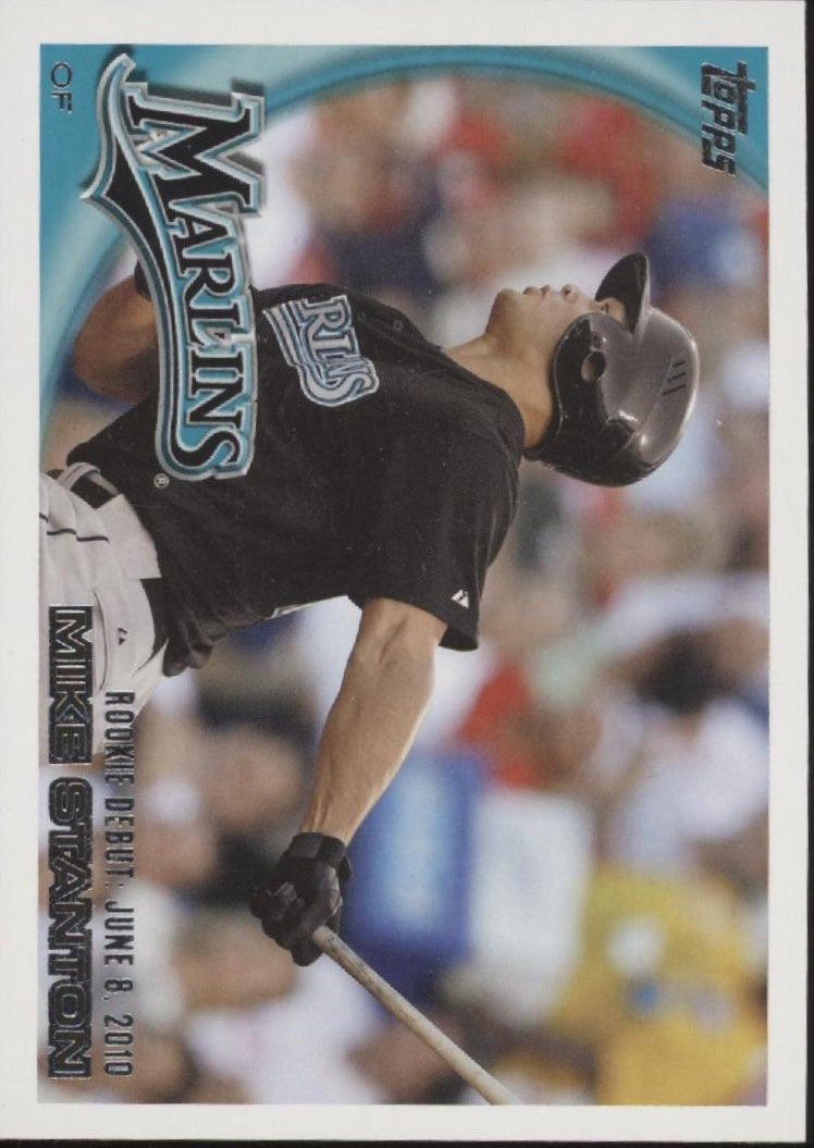 Mike Stanton 2010 Topps Update Series RC #US-327