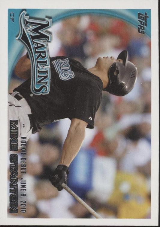 Mike Stanton 2010 Topps Update Series RC #US-327