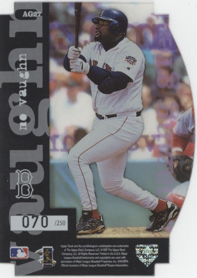 Mo Vaughn 1997 Upper Deck Amazing Greats Die-Cut 070/250 #AG27